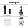 Lavalier Mini Microphone Wireless Audio, Video Recording With Phone Charging | Wireless Lapel Microphones | Chargeable Handheld Microphone