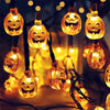 Halloween Pumpkin Spider Bat Skull String Lights Lamp