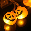 Halloween Pumpkin Spider Bat Skull String Lights Lamp