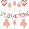 I Love You Balloons, Rose Gold - Pack of 30 - Shop-bestdealz