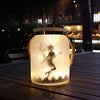 Frosted Glass Hanging Jar Solar Fairy Light - Shop-bestdealz