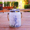 Frosted Glass Hanging Jar Solar Fairy Light - Shop-bestdealz