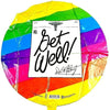 Rainbow Colored Get Well Soon Balloon | 18" MYLAR Balloon - Shop-bestdealz