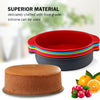 6 Color Silicone Non Stick Cake Bakeware Food Grade Easy-To-Clean Non-Toxic Suitable For Ovens And Microwave