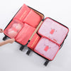 6pcs Travel Bags Luggage Organizer