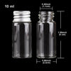 Transparent Eco-Friendly Aluminum Lid Sealed Jar Bottles Set With Electroplate Screws For Kitchen Use