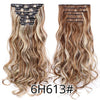 Easy To Wear and Washable Synthetic Hair Clip In Full Head Hair Extension For Women